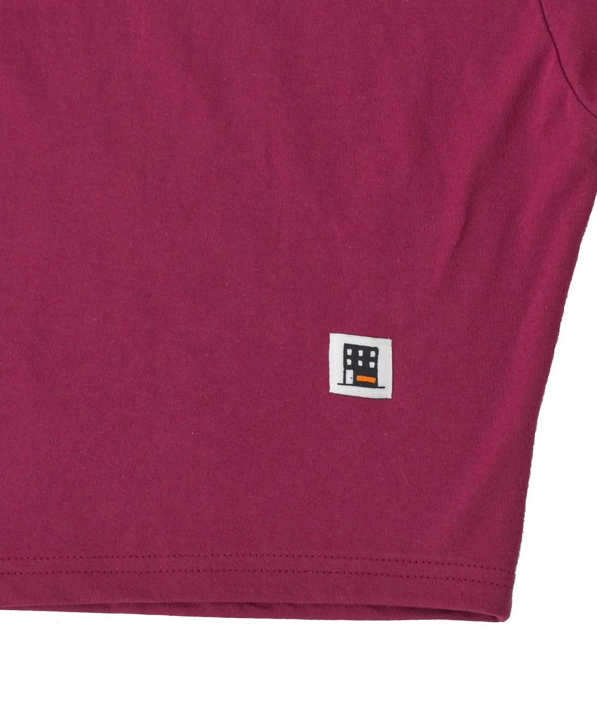 프리키쉬빌딩(FREAKISH BUILDING) STIPPLE SHORT SLEEVE CROP TEE (MAGENTA)