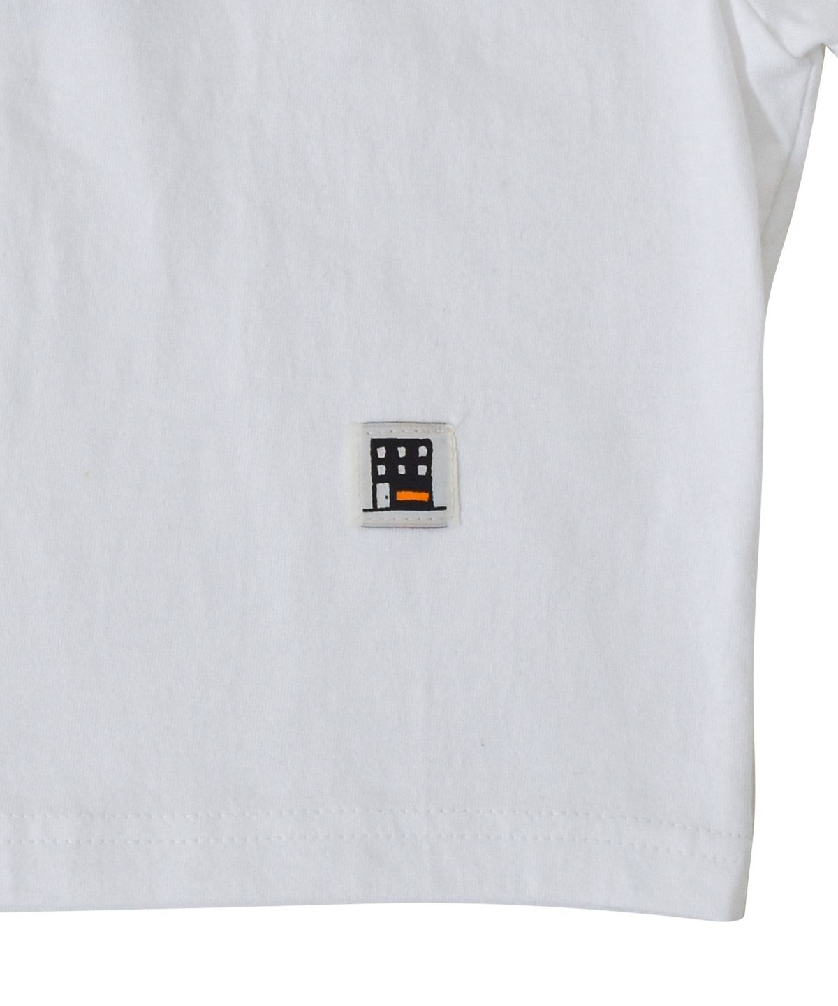 프리키쉬빌딩(FREAKISH BUILDING) STIPPLE SHORT SLEEVE CROP TEE (WHITE)