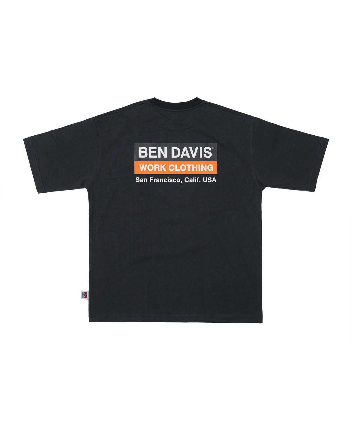 벤 데이비스(BEN DAVIS) WHITE LABEL BIG SIZE GORILLA EMB SS TEE CHARCOAL