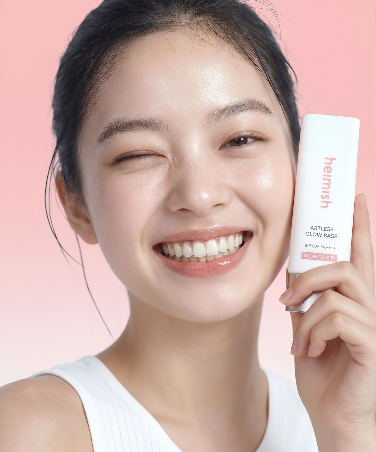 헤이미쉬(HEIMISH) 아트리스 글로우 베이스 SPF50+ PA++++ 40ml