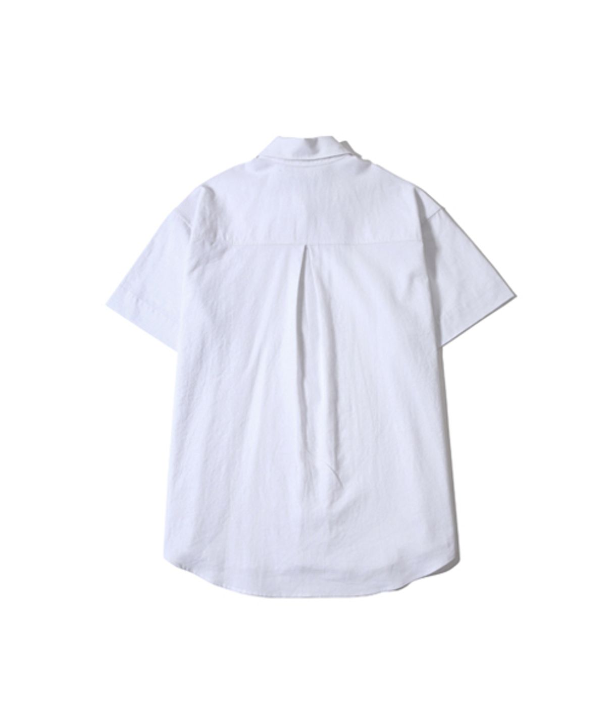 이즈(EASE) LINEN POCKET 1/2 SHIRTS_WHITE
