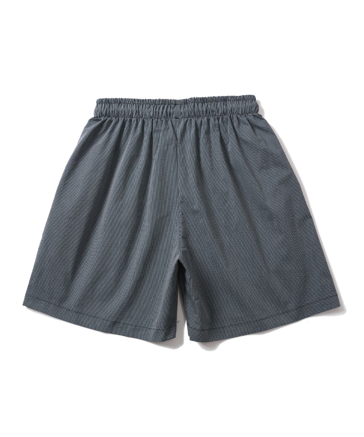 써치410(SEARCH410) 시어서커 벌룬 쇼츠 네이비