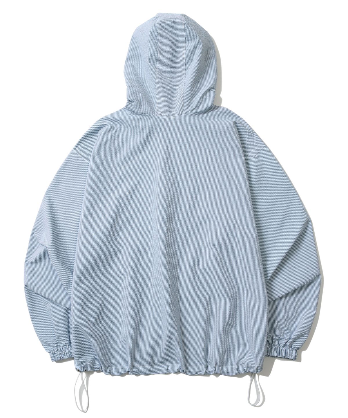 써치410(SEARCH410) 시어서커 아노락 후드집업 블루