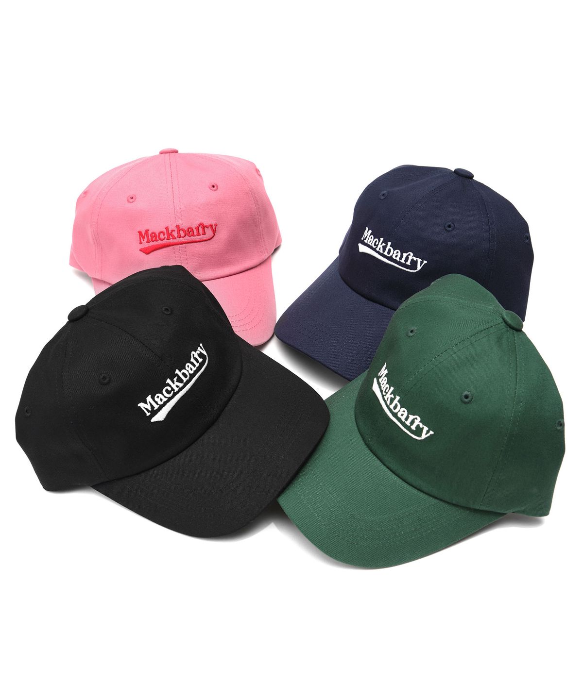 맥베리(MACK BARRY) Signature LOGO BALL CAP GREEN