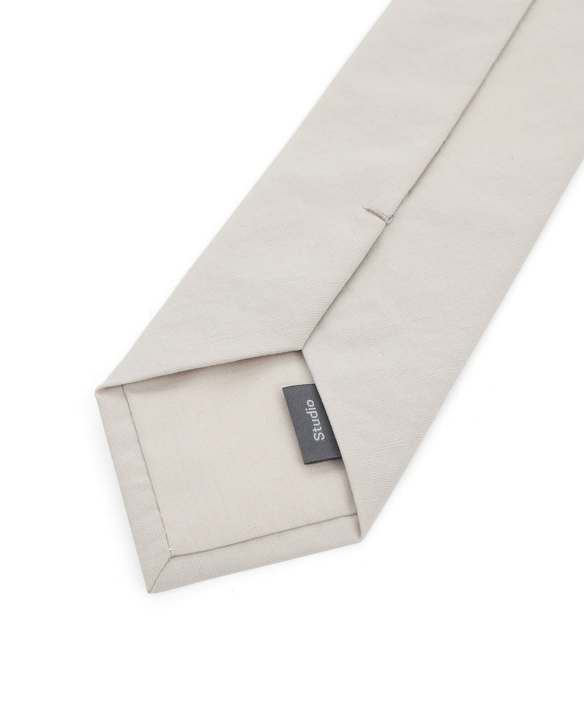 언더컨트롤 스튜디오(UNDERCONTROL STUDIO) 슬림핏 넥타이 SLIM NECK TIE / ROUGH LINEN / L GREY