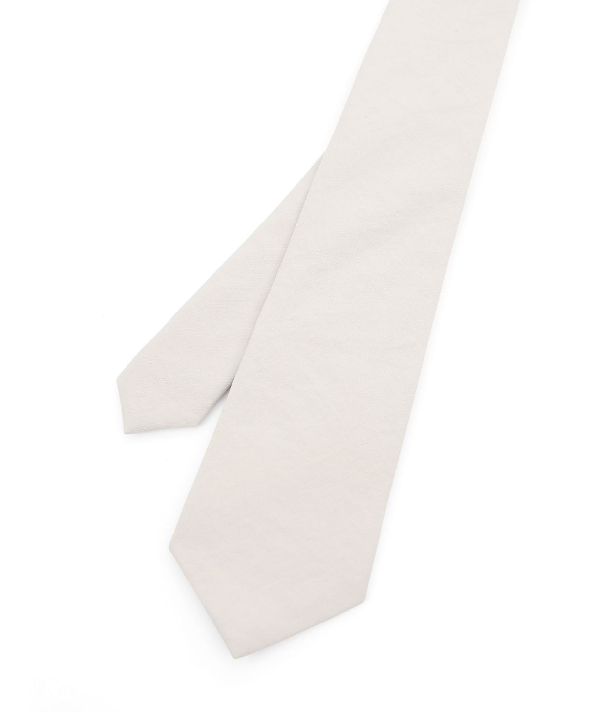 언더컨트롤 스튜디오(UNDERCONTROL STUDIO) 슬림핏 넥타이 SLIM NECK TIE / ROUGH LINEN / L GREY