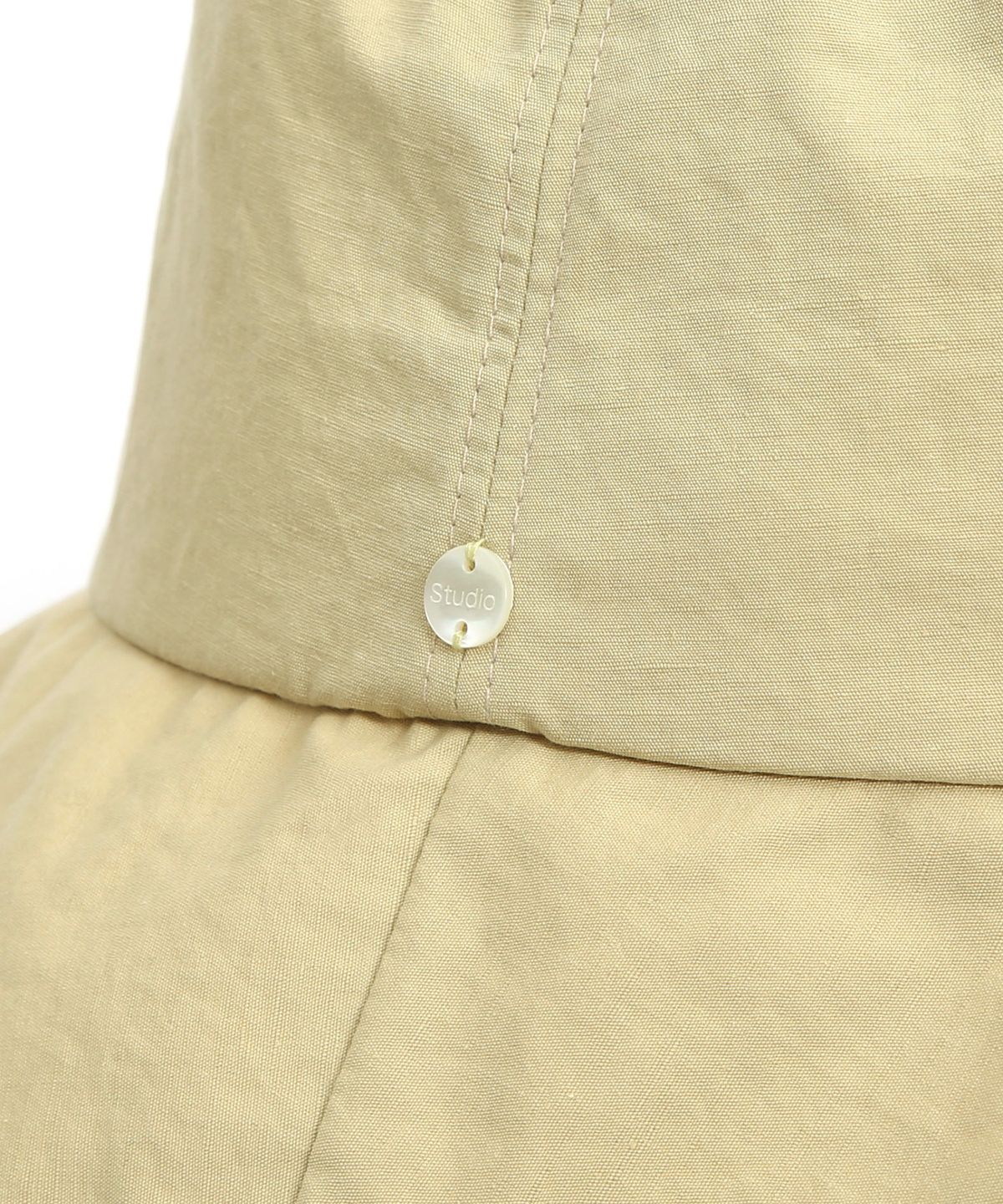 언더컨트롤 스튜디오(UNDERCONTROL STUDIO) 린넨 스트링 버킷햇 FOLD BUCKET / LINEN  STRING / OLIVE