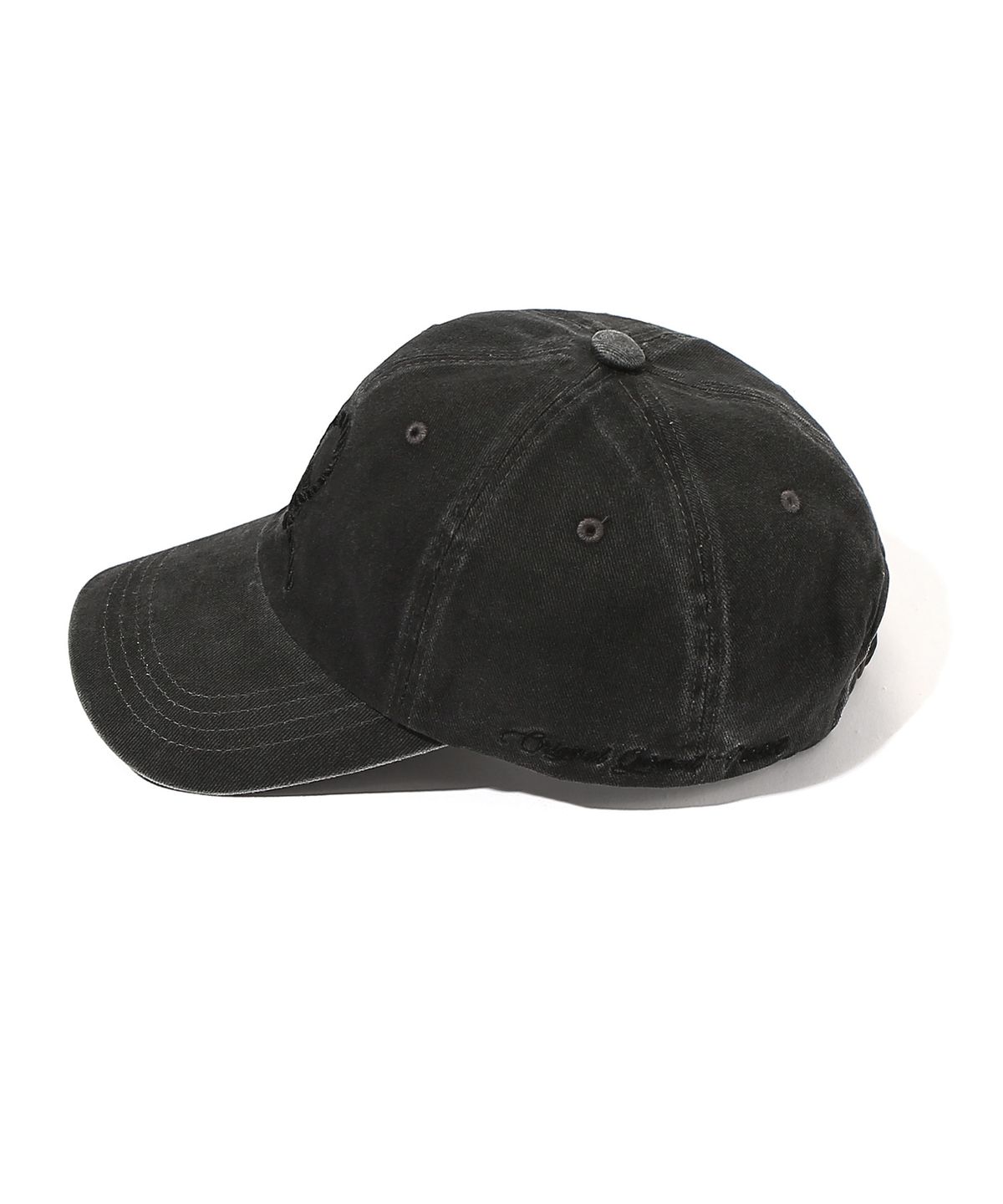 오가프(OGARP) Heart Knot Embroidery Cap Charcoal