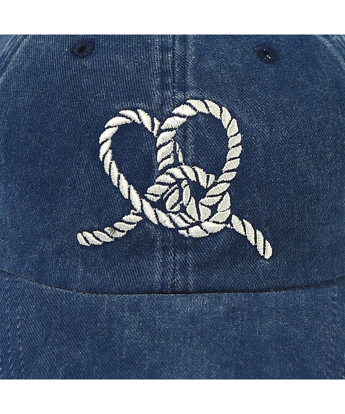 오가프(OGARP) Heart Knot Embroidery Cap Navy