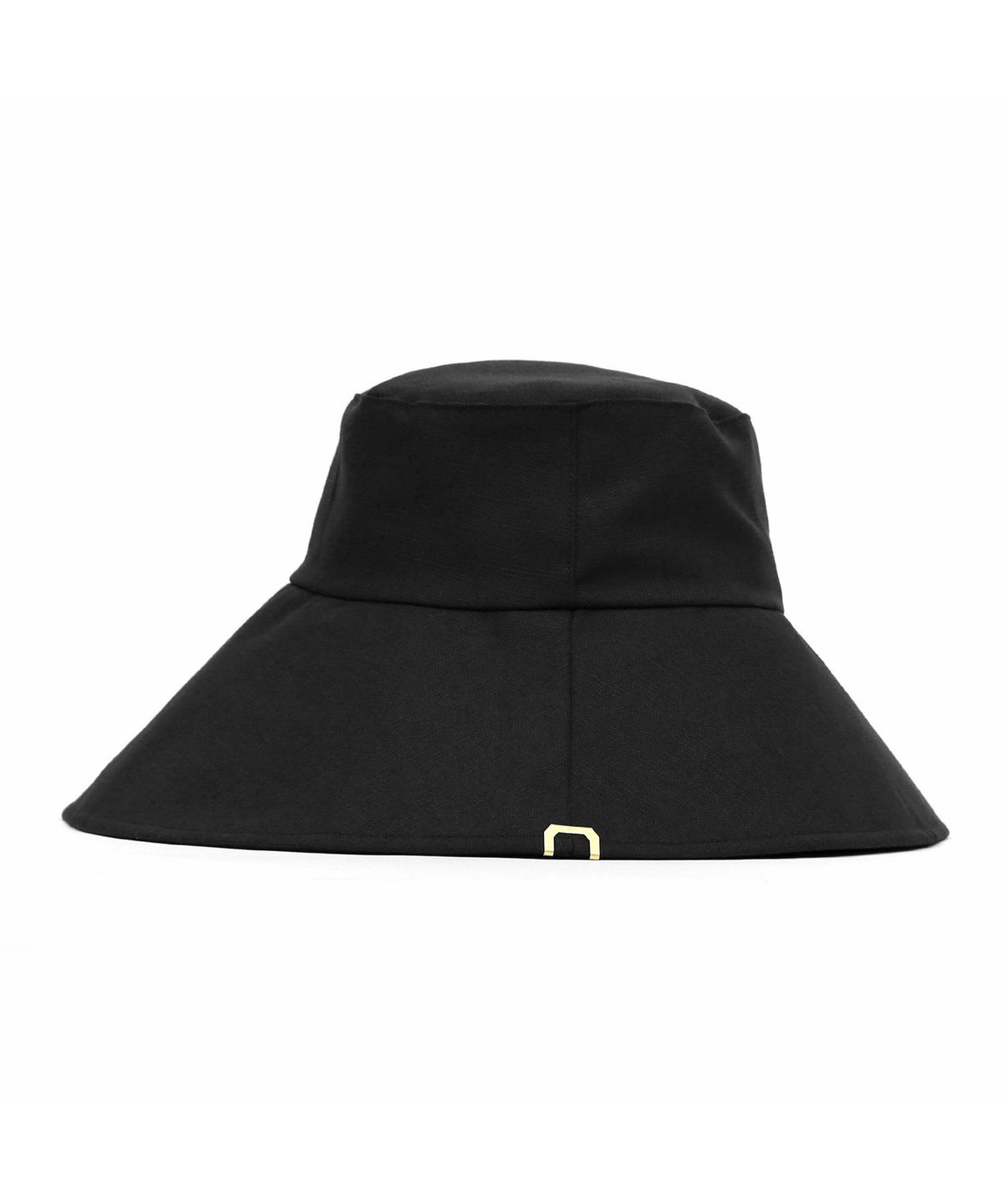 언더컨트롤 스튜디오(UNDERCONTROL STUDIO) 와이드 챙 햇빛 차단 여름 여성 버킷햇 WIDE BUCKET / BIG EYE LINEN / M BLACK