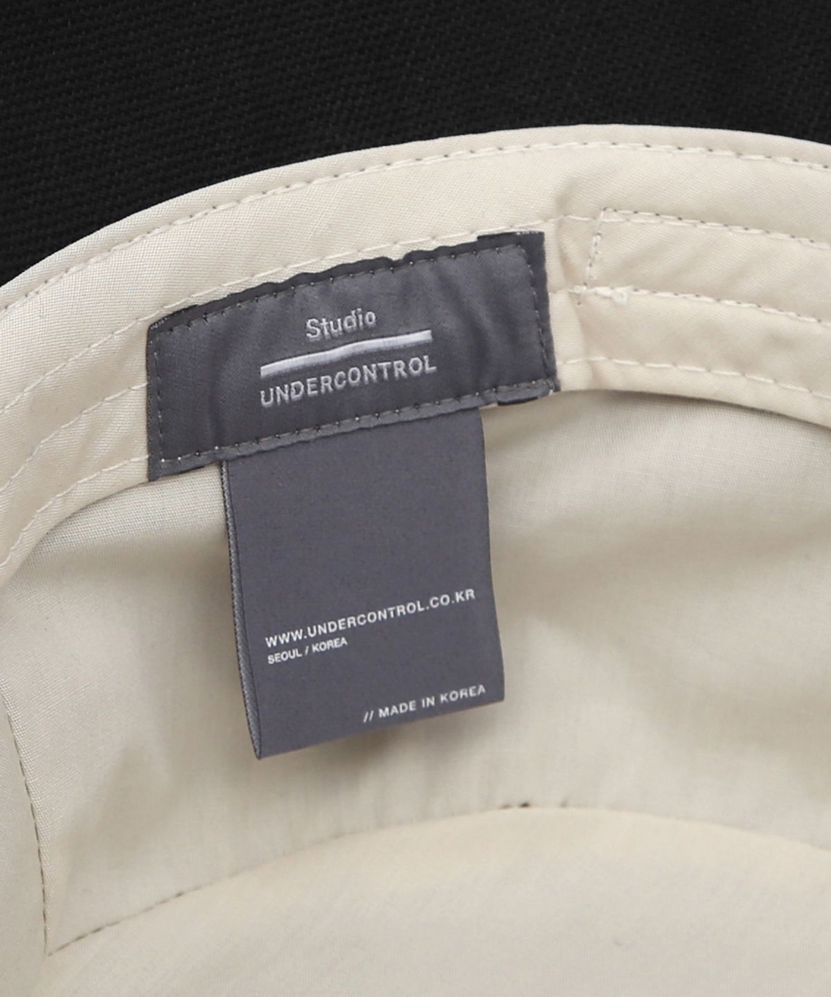 언더컨트롤 스튜디오(UNDERCONTROL STUDIO) 와이드 챙 햇빛 차단 여름 여성 버킷햇 WIDE BUCKET / BIG EYE LINEN / M BLACK