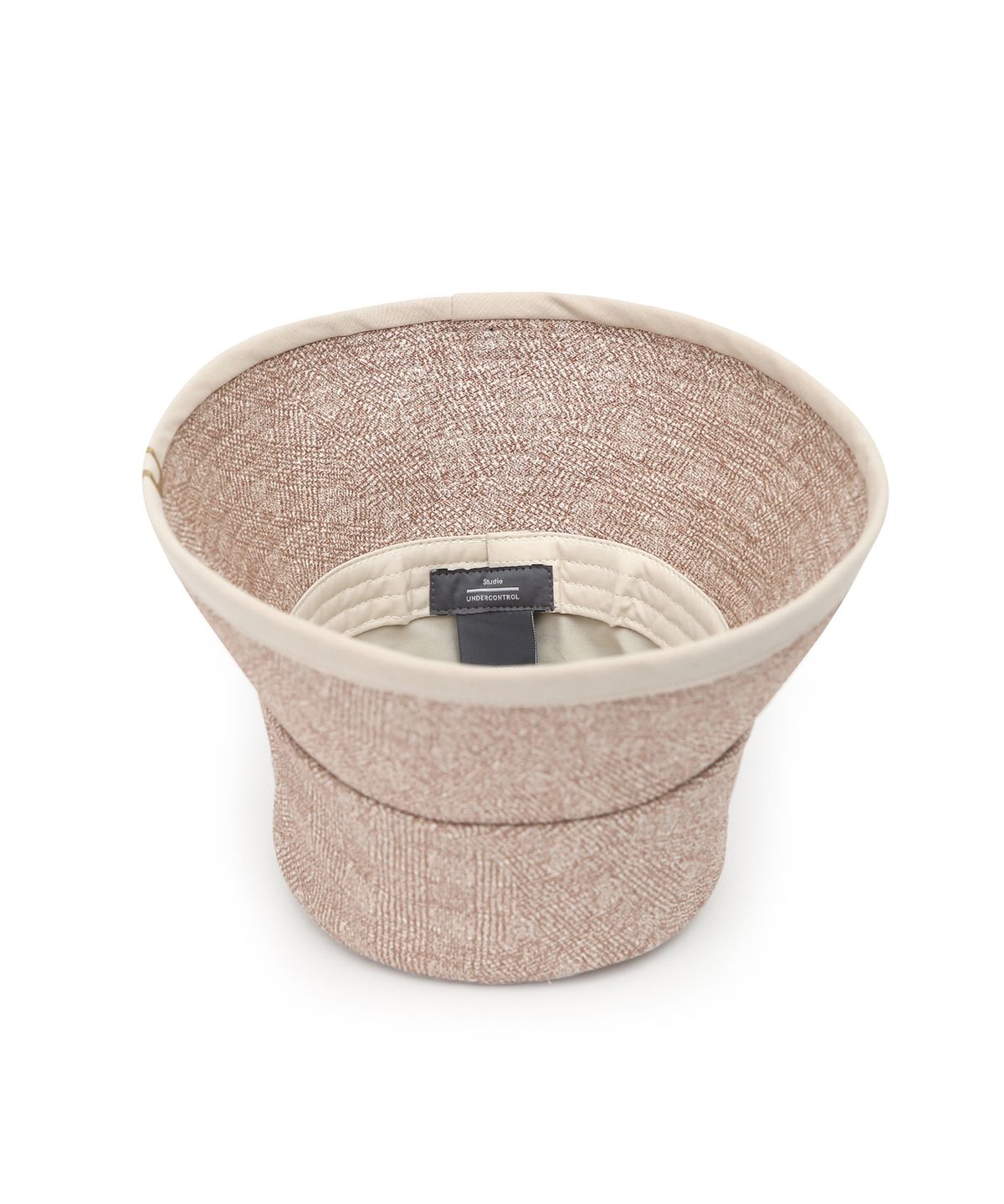 언더컨트롤 스튜디오(UNDERCONTROL STUDIO) 코튼 버킷햇 DROP BUCKET / COTTON HB / LINE BEIGE