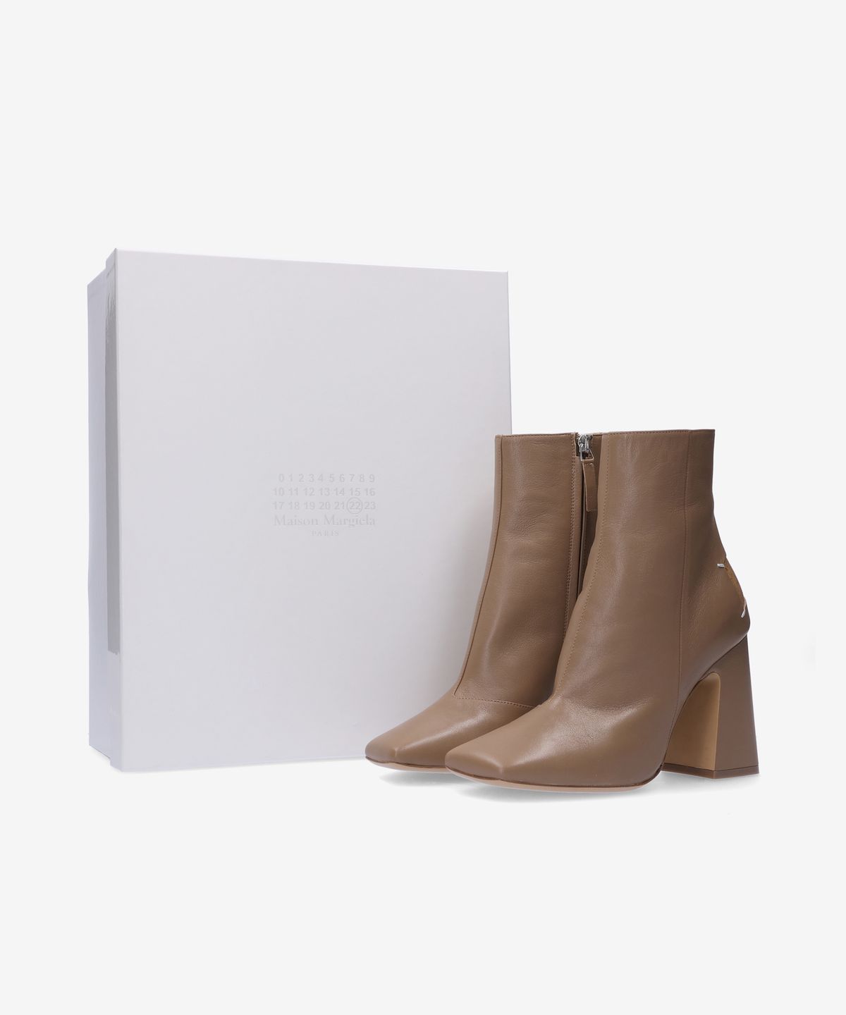 메종 마르지엘라(MAISON MARGIELA) 4 스티치 데코티크 부츠 - 샤모아 / S58WU0385P3753T2172