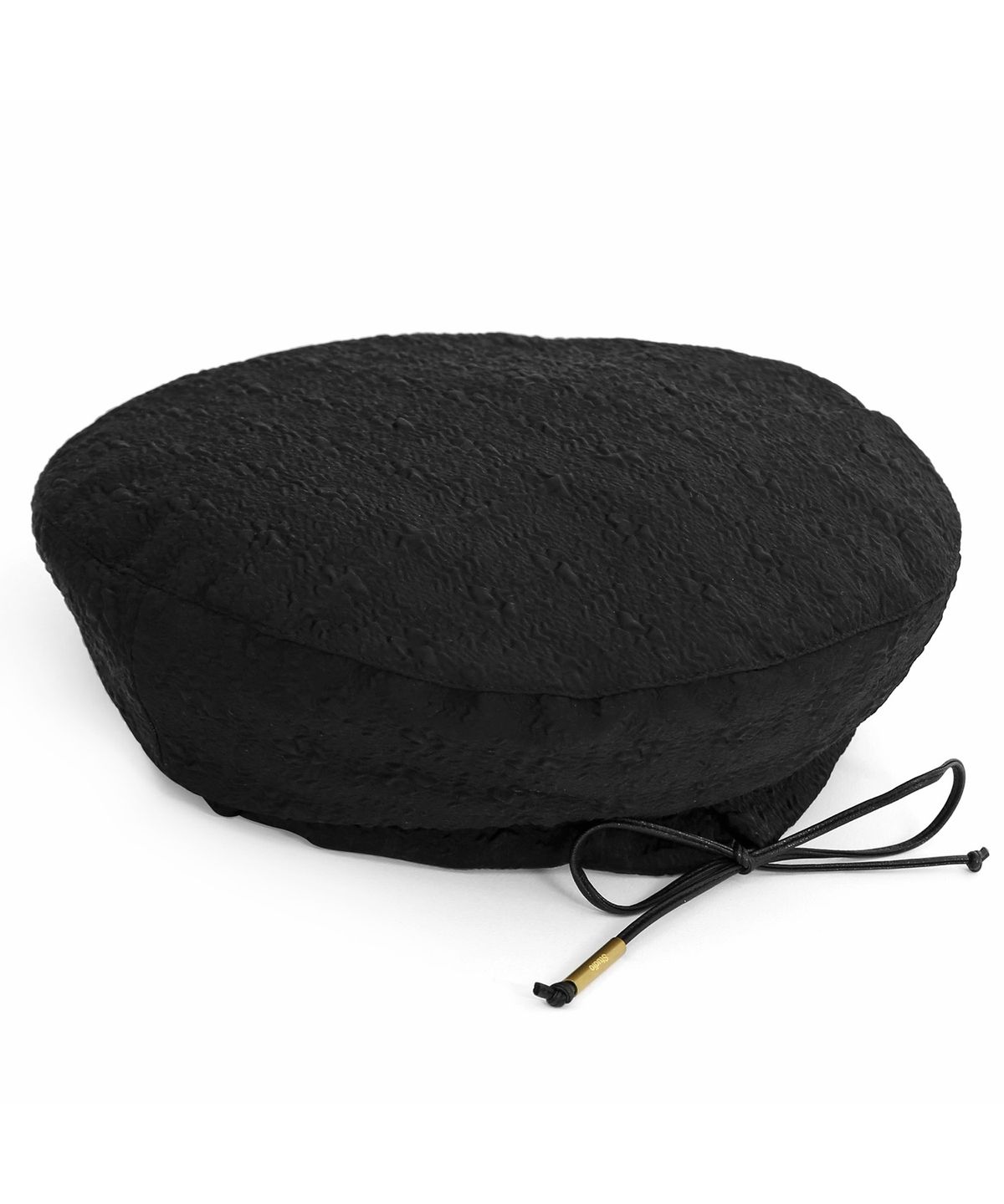 언더컨트롤 스튜디오(UNDERCONTROL STUDIO) 여름 스트랩 베레모 PLATE BERET / STRAP / FLOWER BUBBLE / BLACK