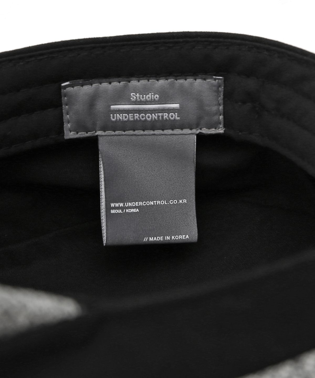 언더컨트롤 스튜디오(UNDERCONTROL STUDIO) 코튼 헤링본 사계절 군모 클래식 벨보이캡 MARINER / COTTON HB / LINE BLACK