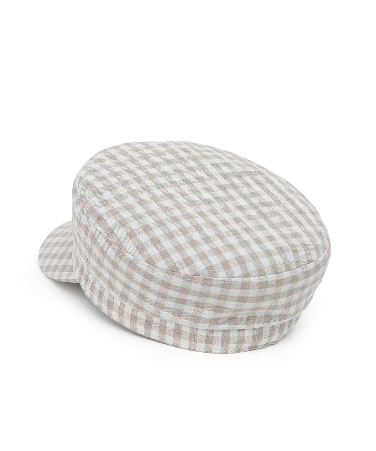 언더컨트롤 스튜디오(UNDERCONTROL STUDIO) 깅엄 체크 사계절 군모 클래식 벨보이캡 MARINER / GINGHAM CK / BEIGE