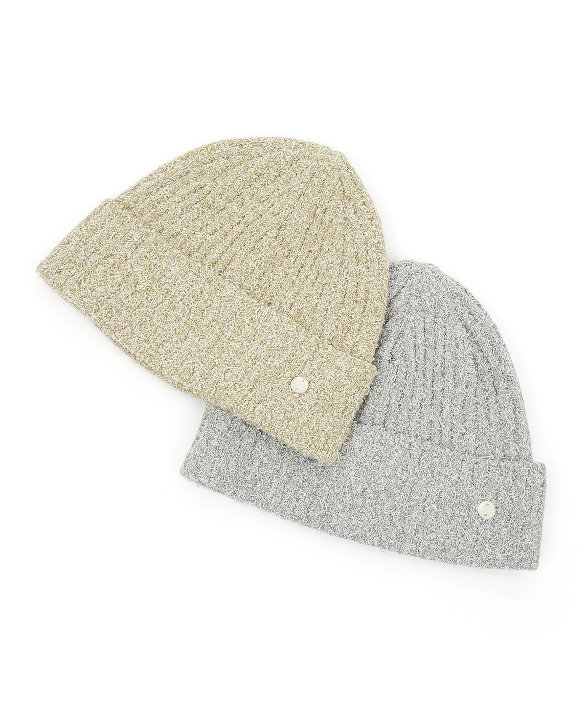 언더컨트롤 스튜디오(UNDERCONTROL STUDIO) 멜란지 팝 컬러 코튼 자개 라벨 사계절 여름 모자 STICK RIB BEANIE / POP COTTON / MELANGE OLIVE