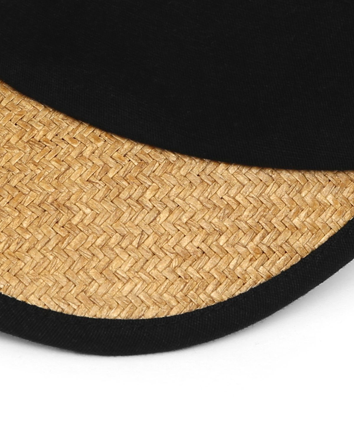 언더컨트롤 스튜디오(UNDERCONTROL STUDIO) 라탄 챙 사이즈 조절 여름 햇빛 차단 데일리 썬캡 SUN VISOR / RATTAN / BLACK