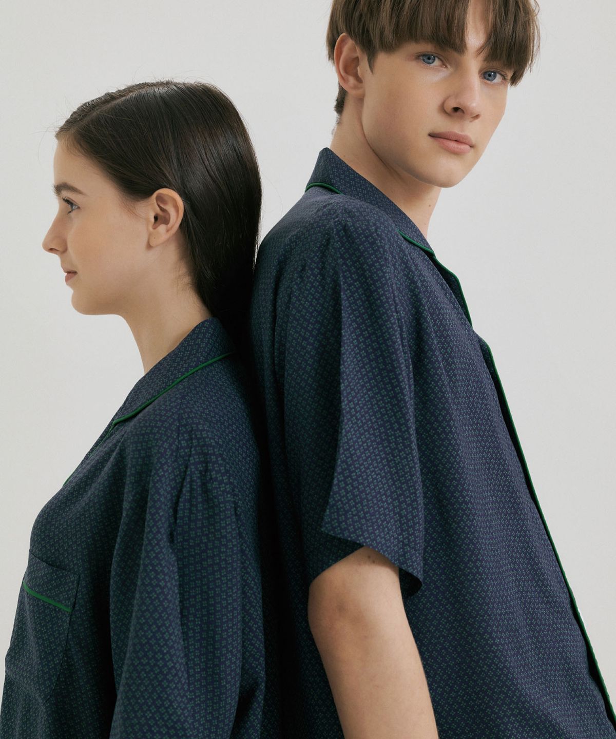 조스라운지(JO'S LOUNGE) [모달100] (couple) Evergreen Short Pajama Set