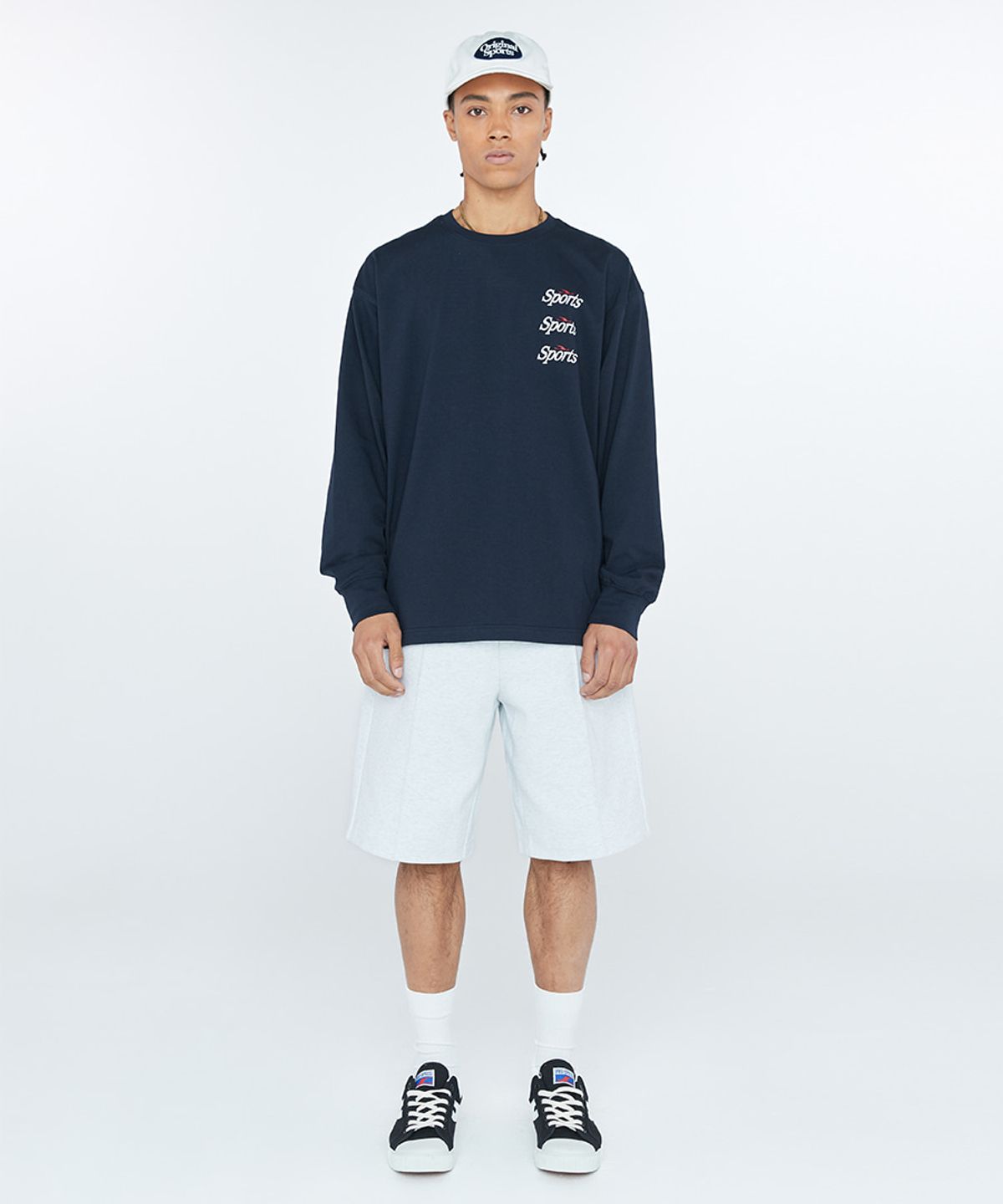 프로-스펙스(PRO-SPECS) ONE TUCK LOOSE HALF PANTS LTGY