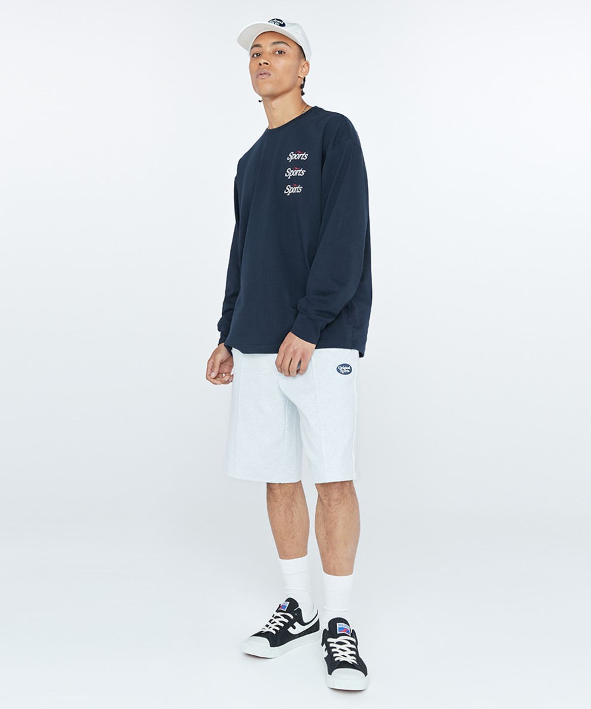 프로-스펙스(PRO-SPECS) ONE TUCK LOOSE HALF PANTS LTGY