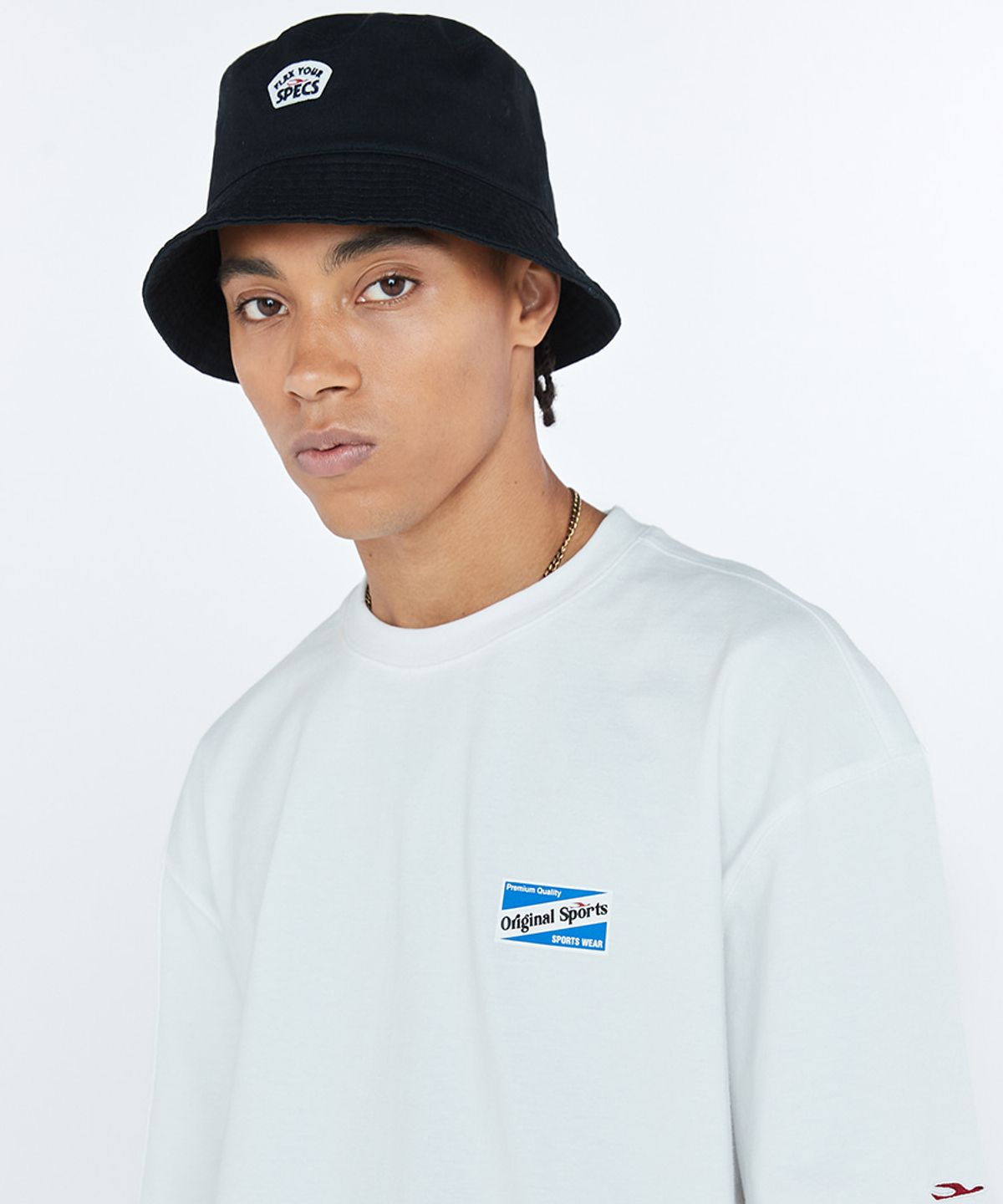 프로-스펙스(PRO-SPECS) COTTON TWILL BUCKET HAT BLAK