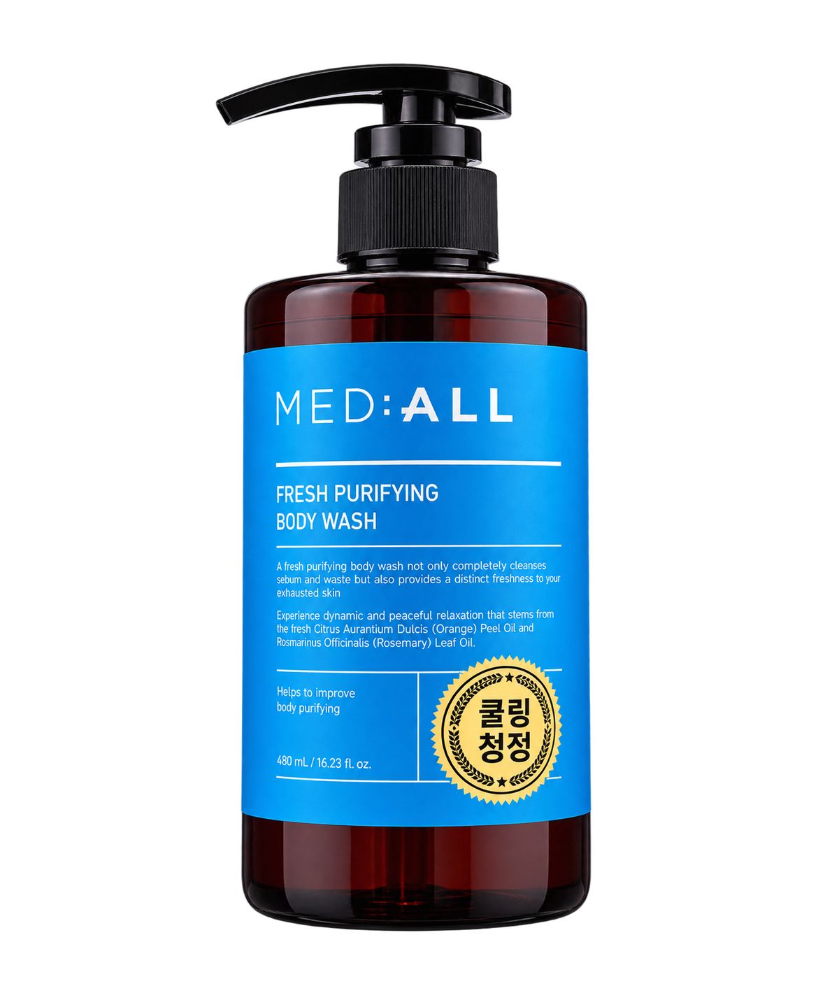 메디올(MEDIALL) 프레시 퓨리파잉 쿨링 바디워시 480ml