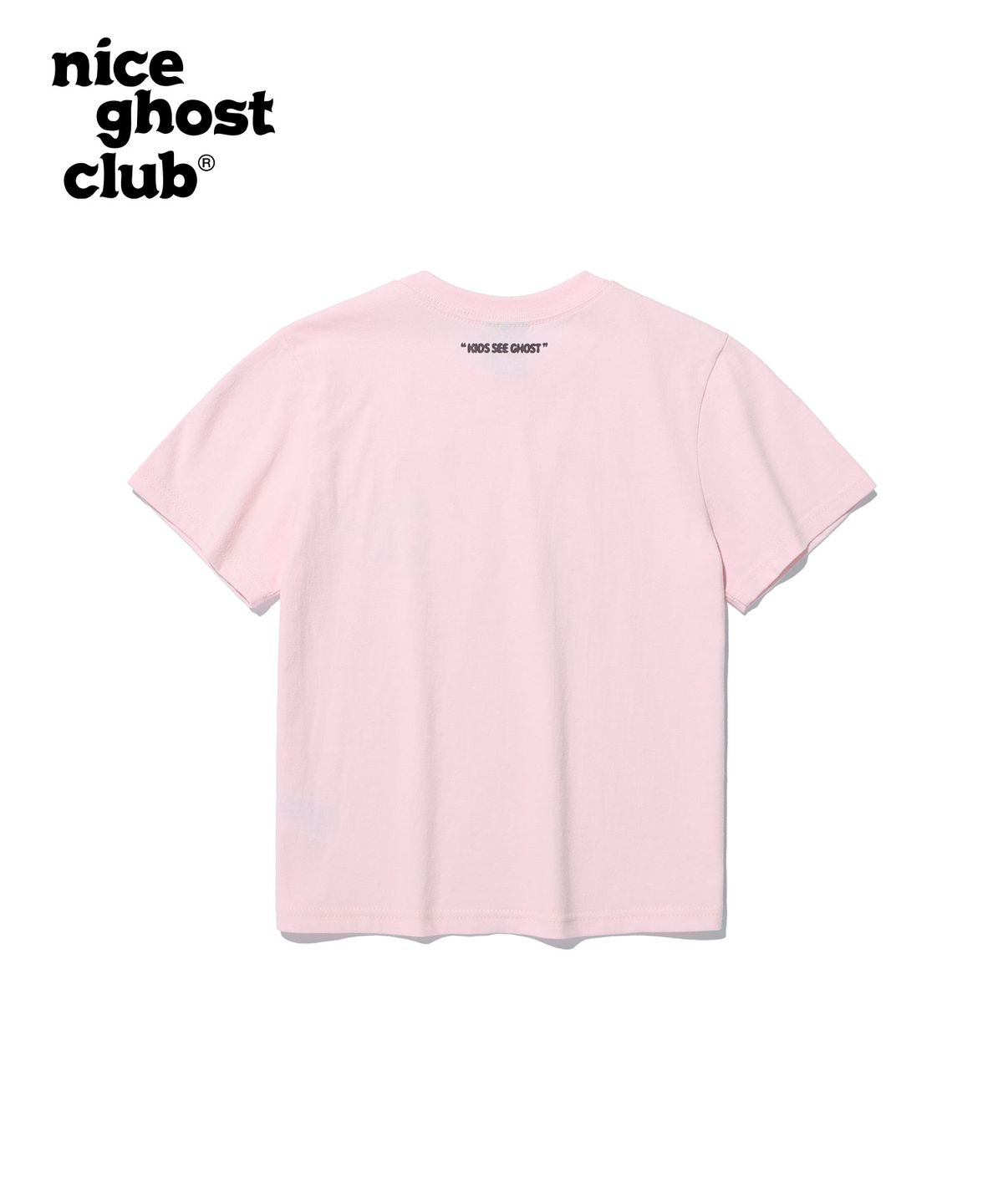 나이스고스트클럽 키즈(NICE GHOST CLUB KIDS) 키즈 구미 베어 로고 티셔츠_핑크(NG2DMCT500A)
