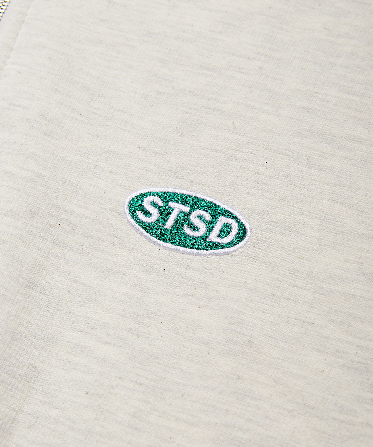 에스릿 스튜디오(SLIT STUDIO) [SET] STSD 반팔 카라집업 스웻셔츠 쇼츠 세트 오트밀