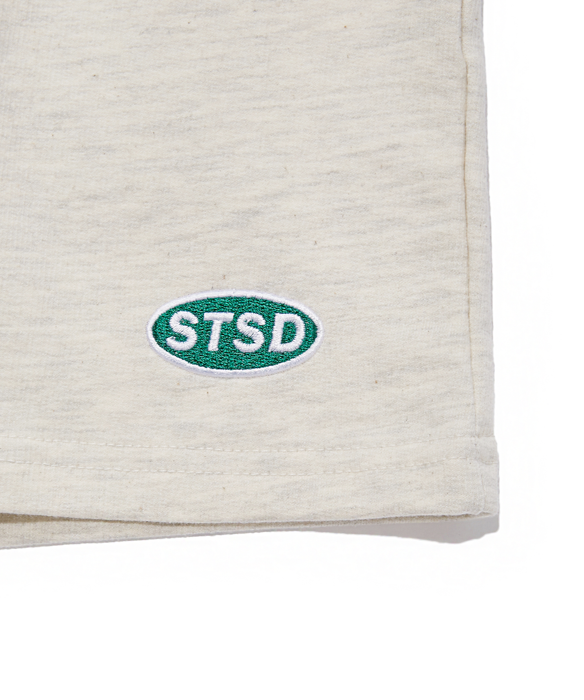 에스릿 스튜디오(SLIT STUDIO) [SET] STSD 반팔 카라집업 스웻셔츠 쇼츠 세트 오트밀