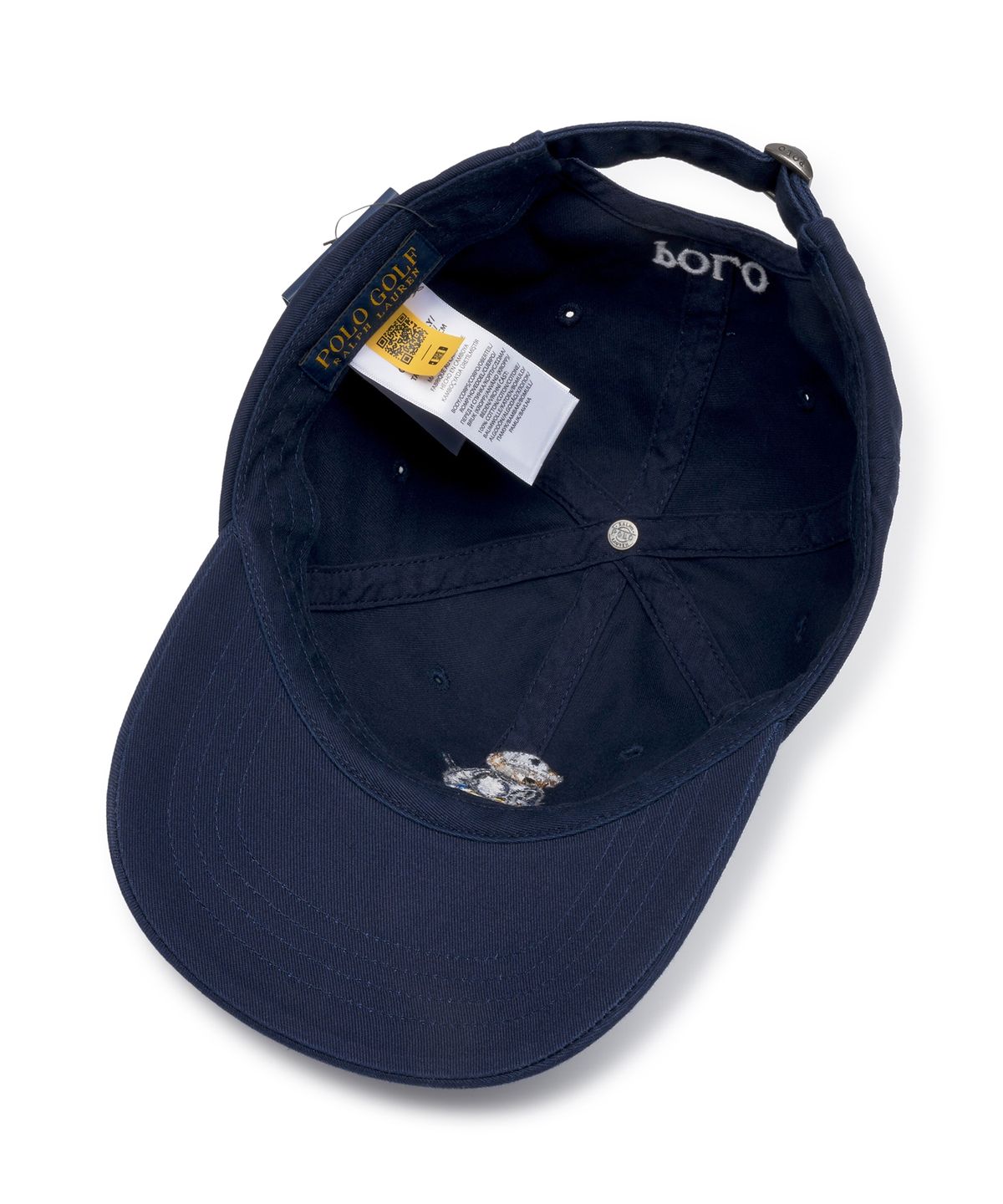 폴로 랄프 로렌 골프(POLO RALPH LAUREN GOLF) 폴로 베어 트윌 볼 캡 - 네이비
