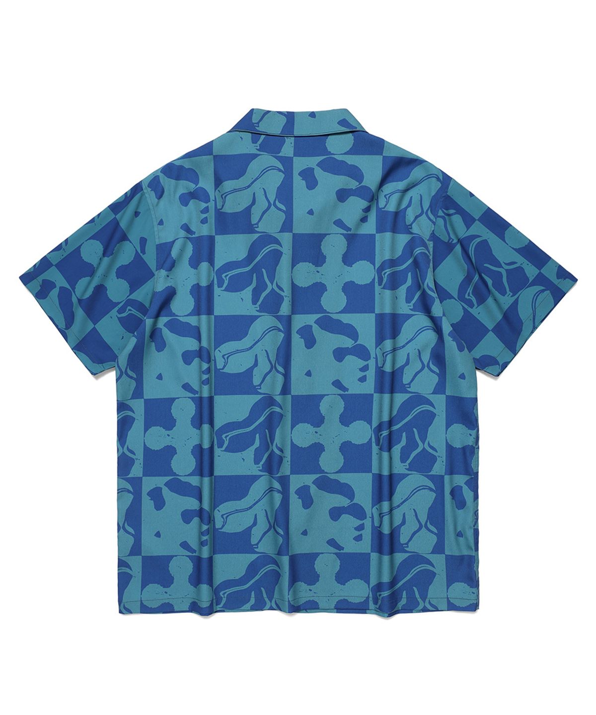 카비시(CAVISH) CADEJO PRINTED HALF SLEEVE SHIRT BLUE(CV2DMUW323B)