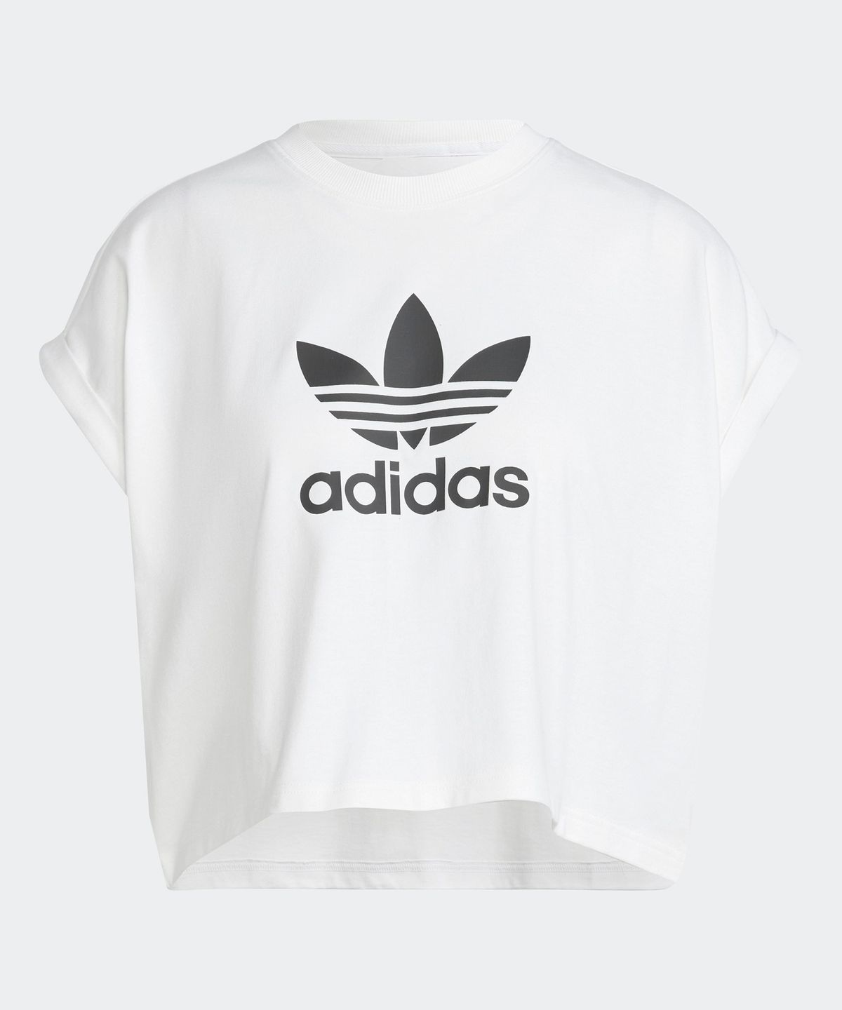 아디다스(ADIDAS) 숏 트레포일 티 - 화이트 / IC5467