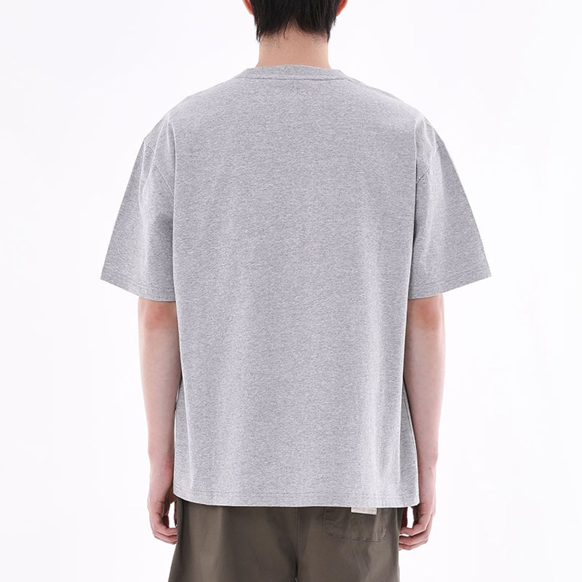 쿨트(KULTE) MARSEILLE COLLEGE T-SHIRT 멜란지그레이