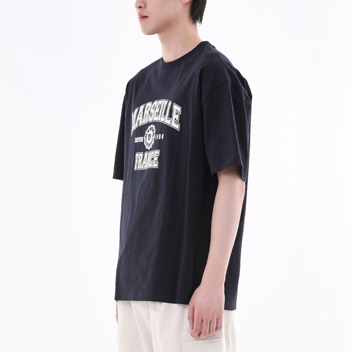 쿨트(KULTE) A-COLLEGE T-SHIRT 네이비