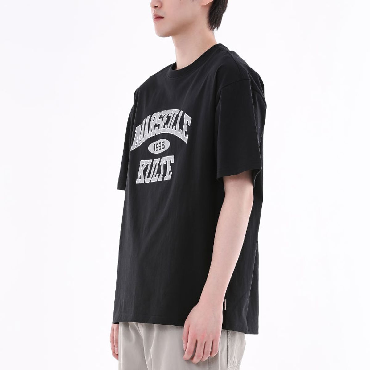 쿨트(KULTE) M-COLLEGE T-SHIRT 블랙