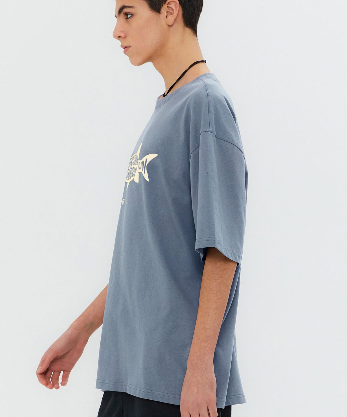 쿨트(KULTE) FISH T-SHIRT 블루
