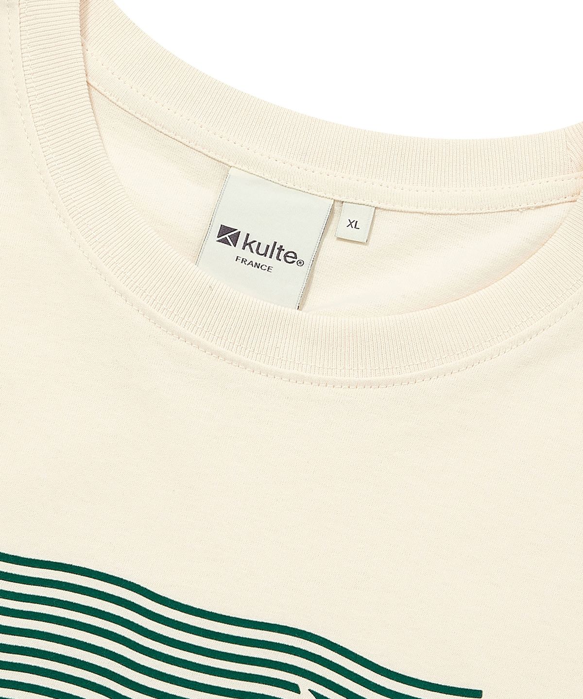 쿨트(KULTE) PALM VIBES T-SHIRT 아이보리