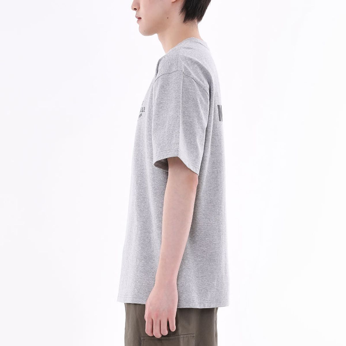 쿨트(KULTE) CIRCLE ARCH T-SHIRT 멜란지그레이
