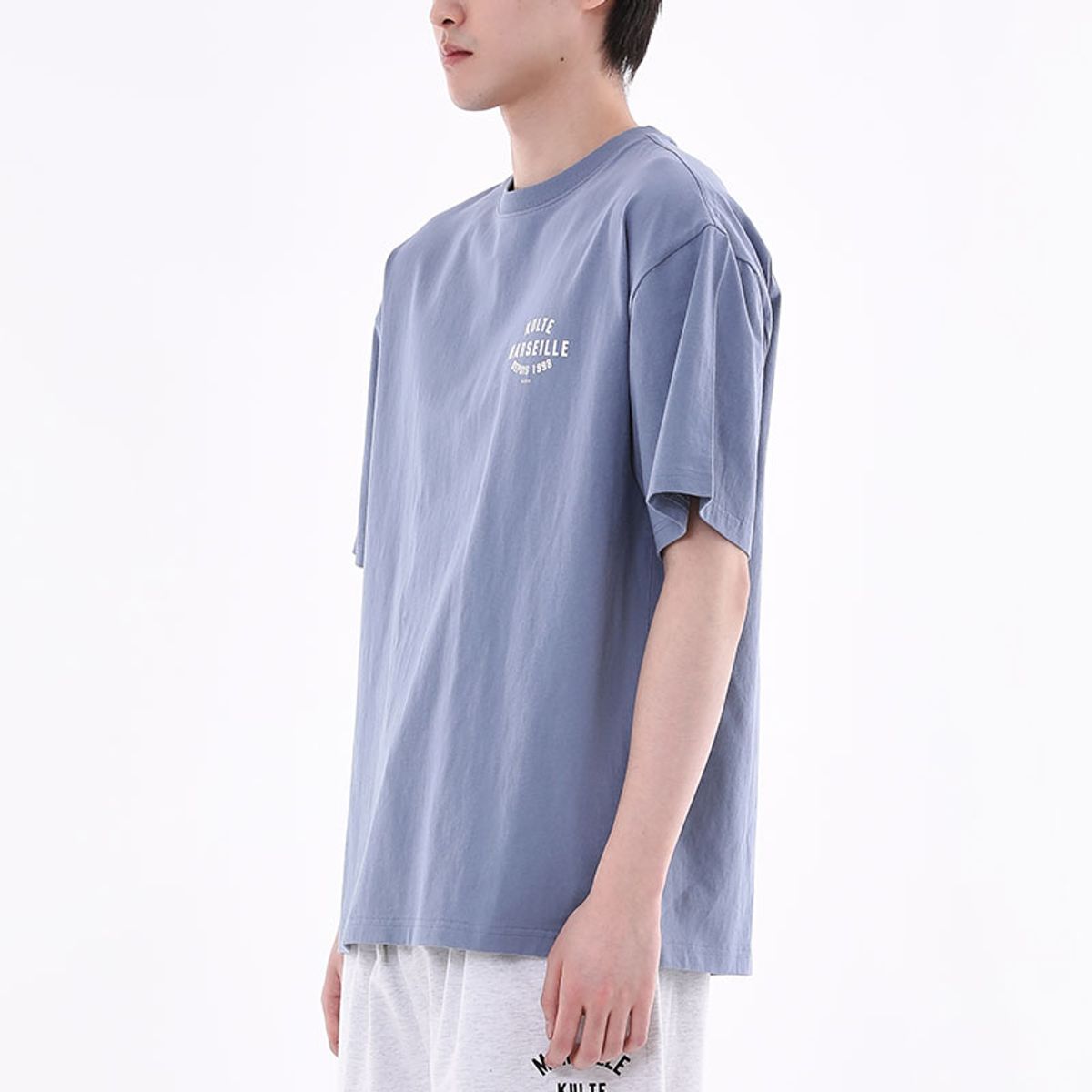 쿨트(KULTE) CIRCLE ARCH T-SHIRT 블루