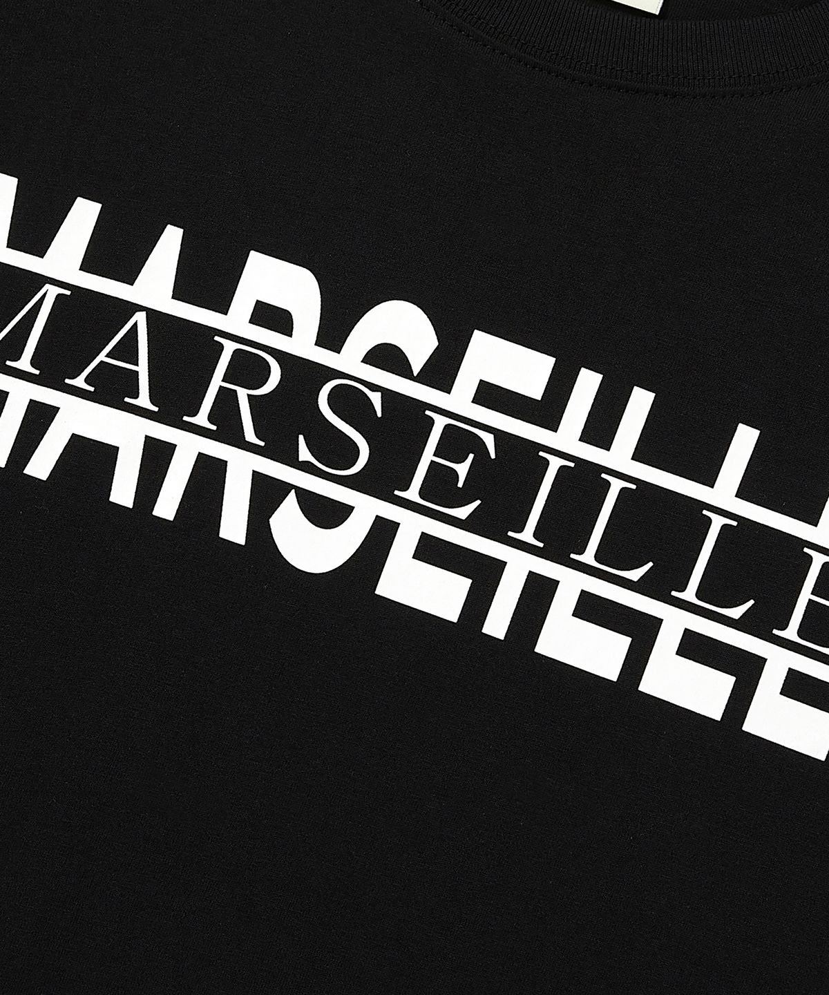 쿨트(KULTE) MARSEILLE FLAT T-SHIRT 블랙