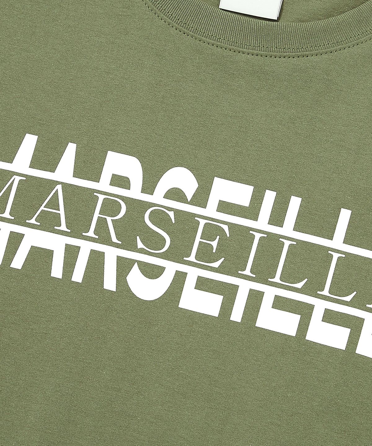 쿨트(KULTE) MARSEILLE FLAT T-SHIRT 카키