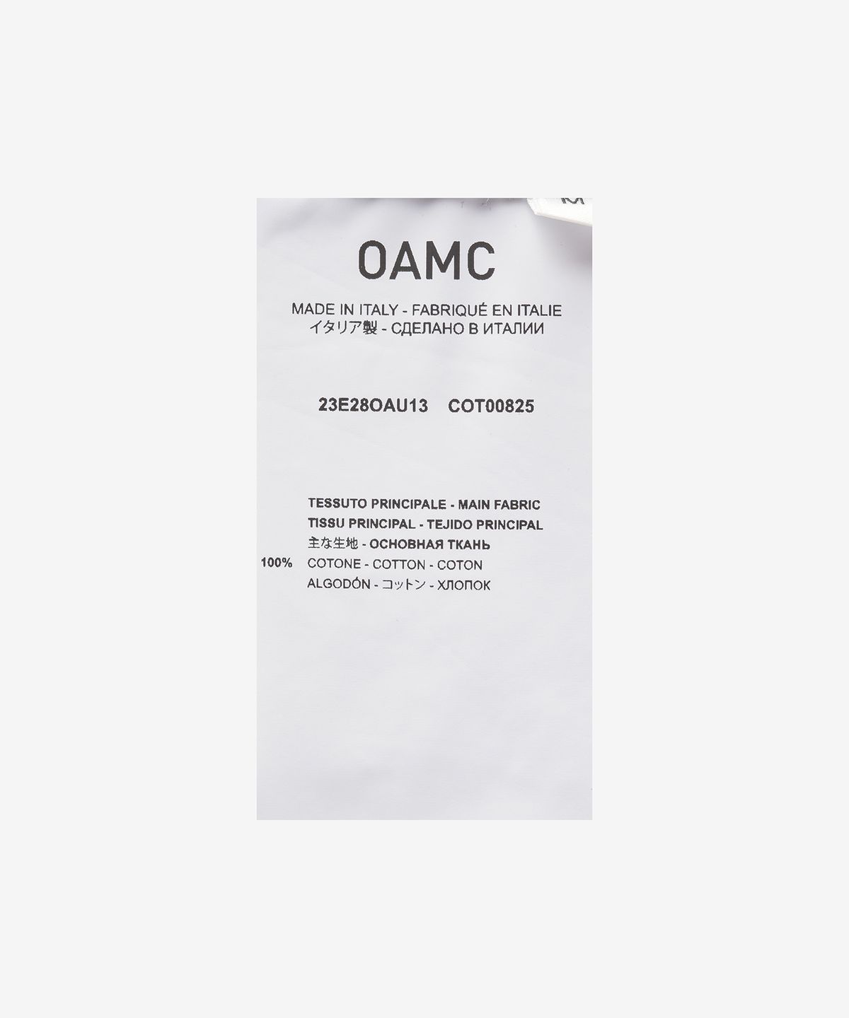 오에이엠씨(OAMC) 쿰부 셔츠 - 블랙 / 23E28OAU13COT00825001