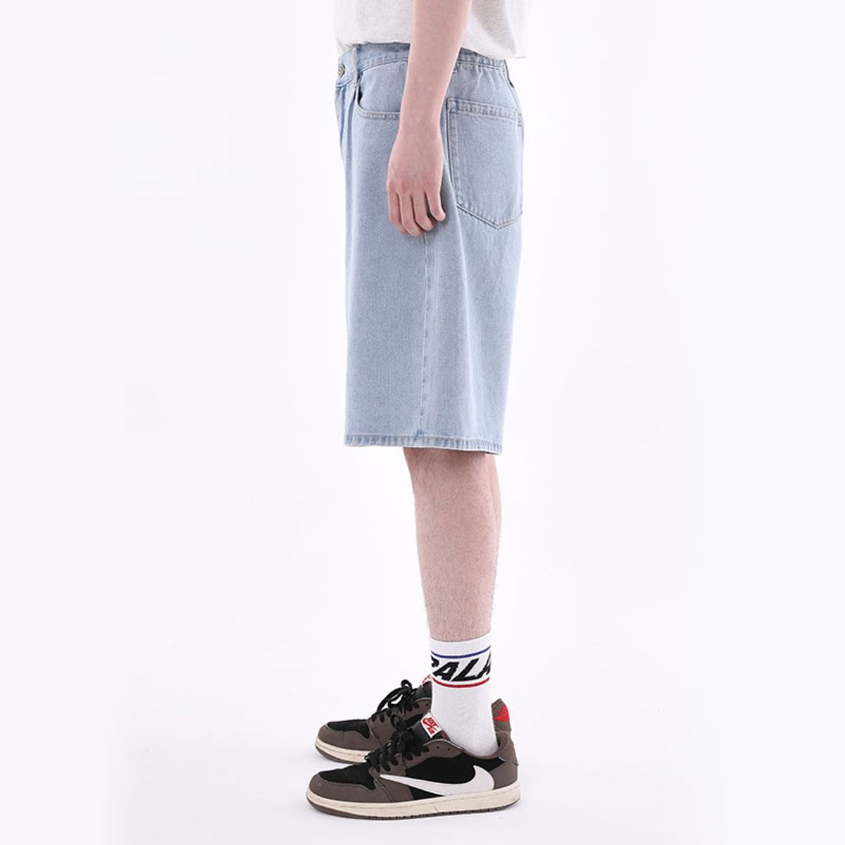 쿨트(KULTE) WIDE BURMUDA DENIM SHORT 미디움인디고