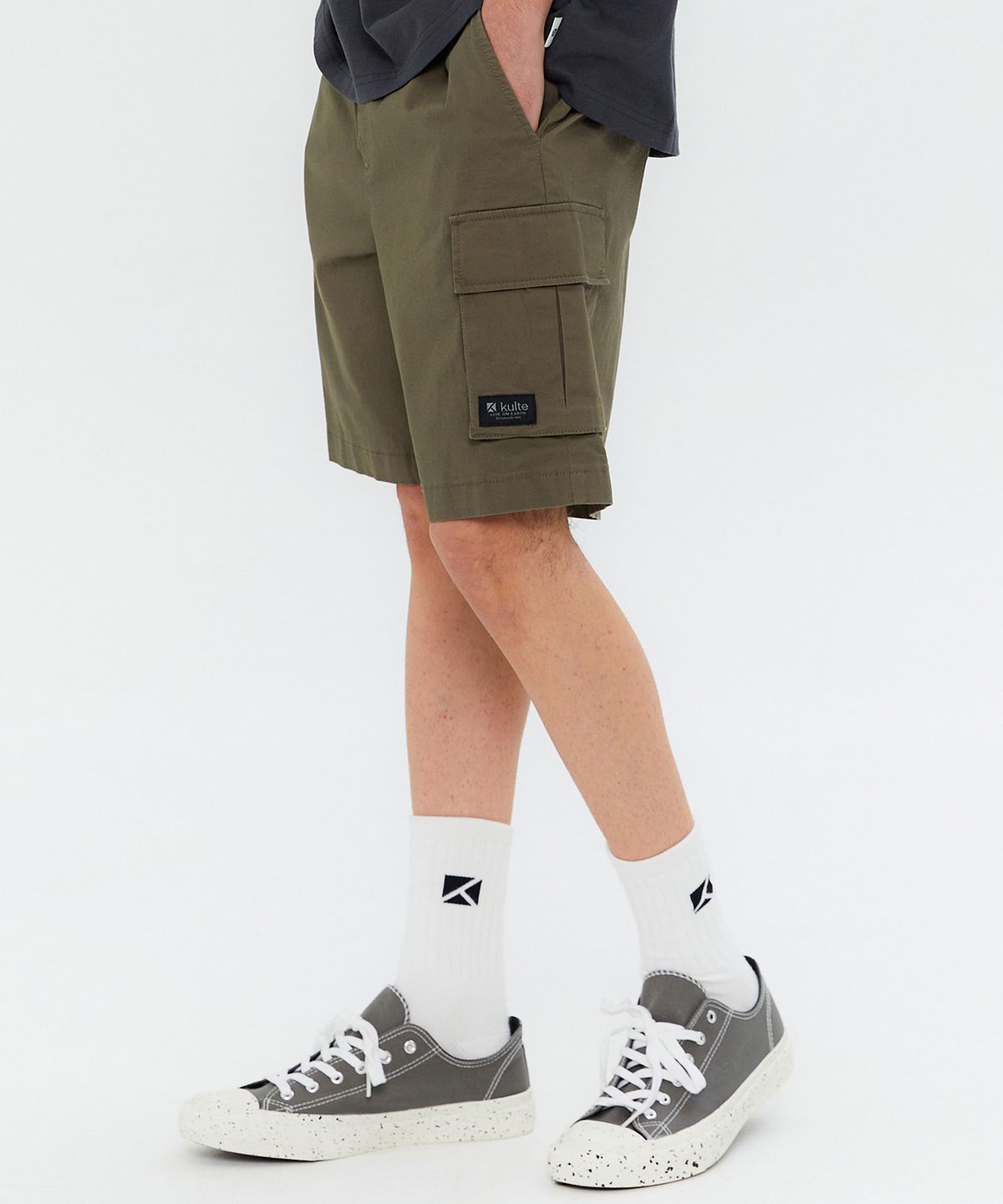 쿨트(KULTE) DAILY CARGO SHORT KHAKI