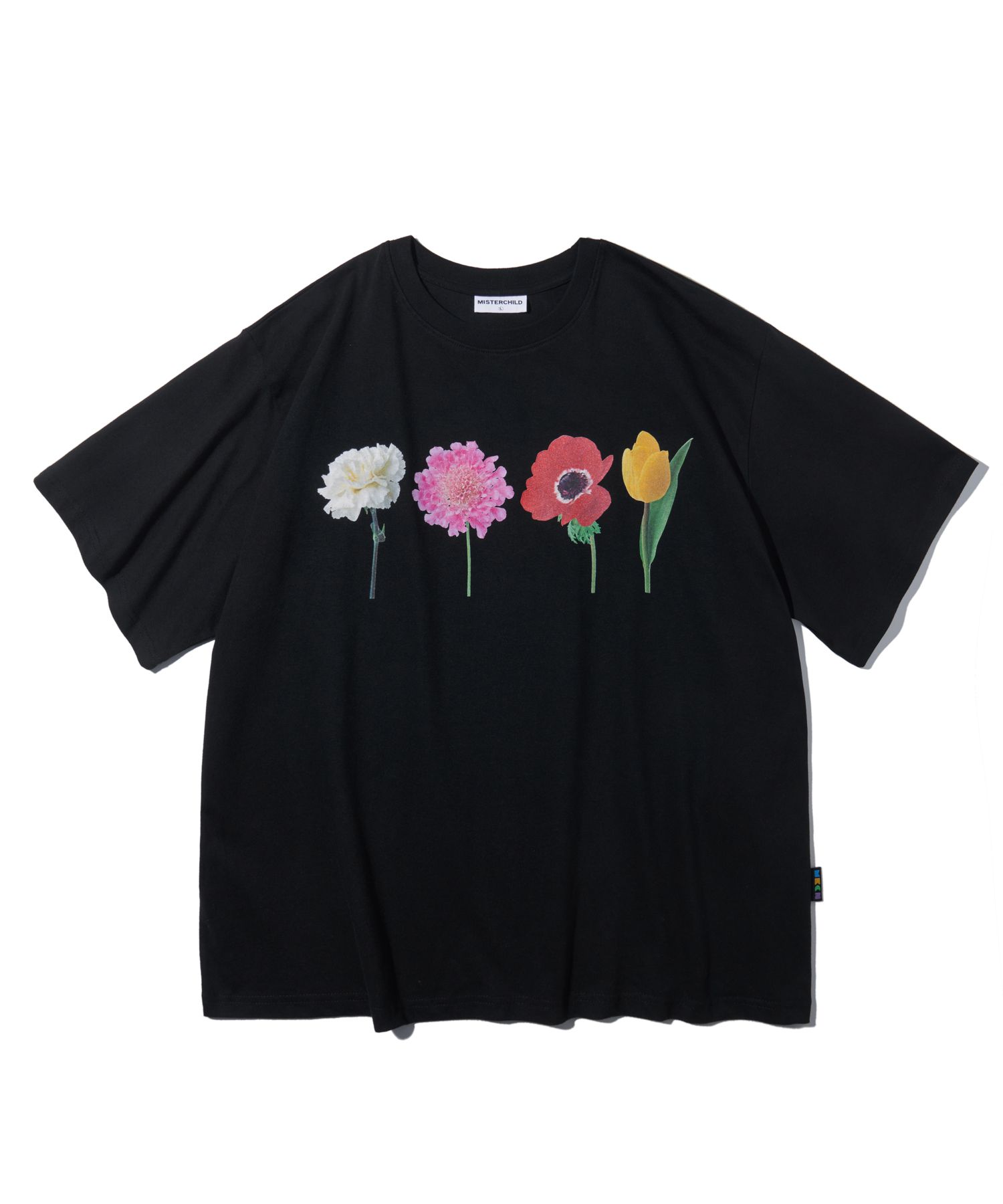 ■MISTER CHILD■ FLOWER GARDEN Tシャツ black / unisex MUSINSA公式 | MISTER CHILD Flower Garden T-Shirt Black