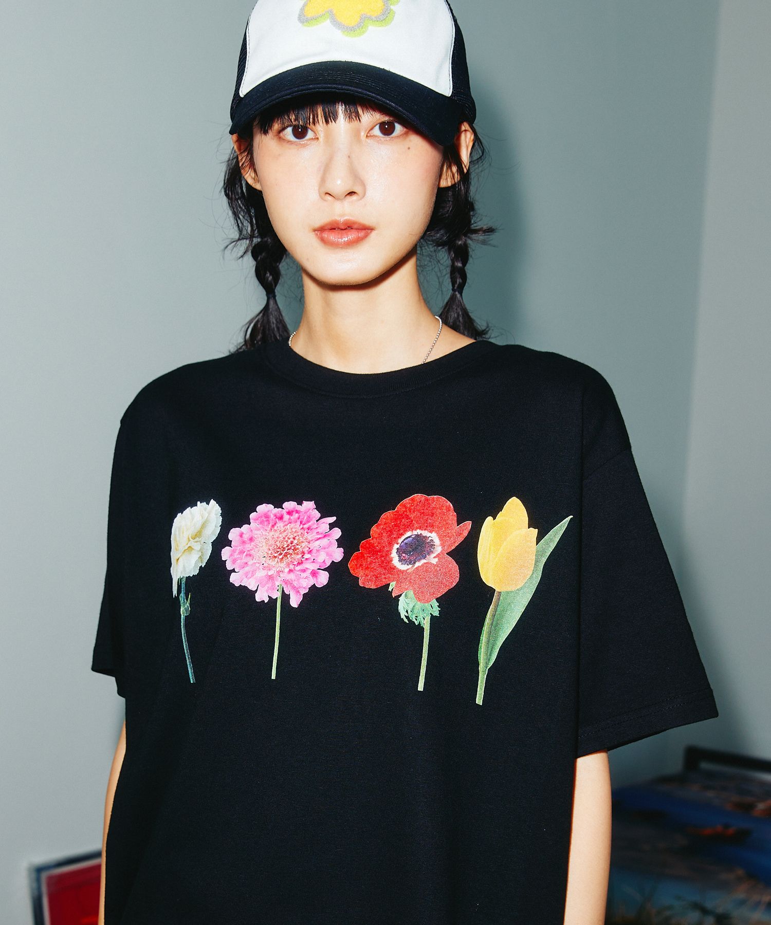 ■MISTER CHILD■ FLOWER GARDEN Tシャツ black / unisex MUSINSA公式 | MISTER CHILD Flower Garden T-Shirt Black