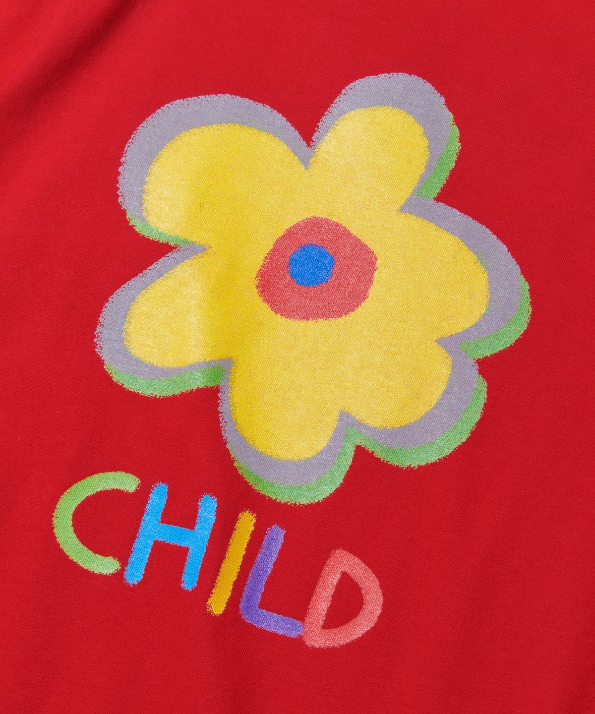 미스터차일드(MISTER CHILD) 베이비 플라워 티셔츠 레드썬