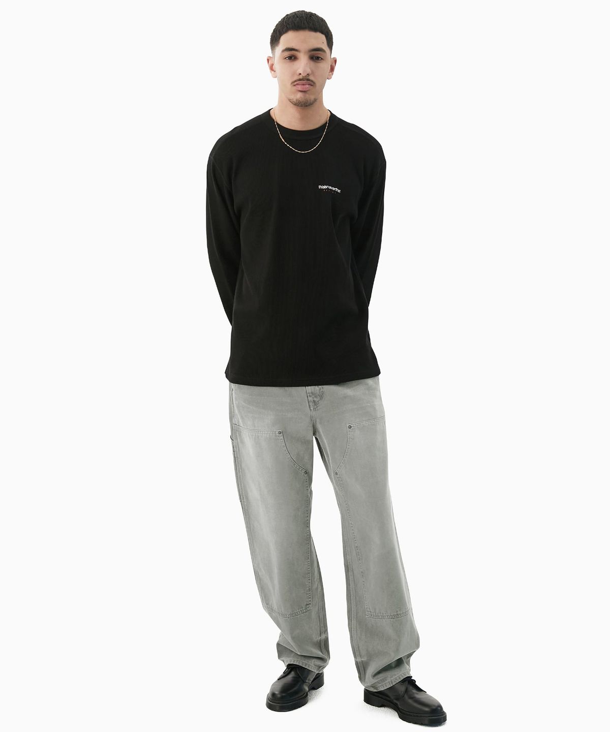 디스이즈네버댓(THISISNEVERTHAT) Faded Carpenter Pant Olive Grey