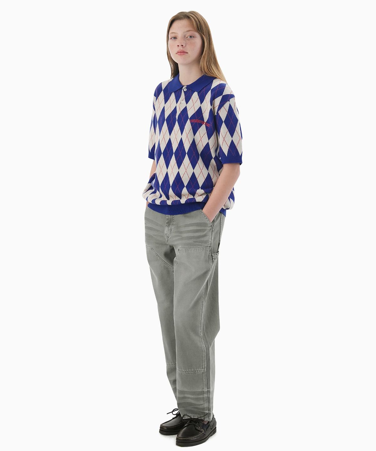 디스이즈네버댓(THISISNEVERTHAT) Faded Carpenter Pant Olive Grey